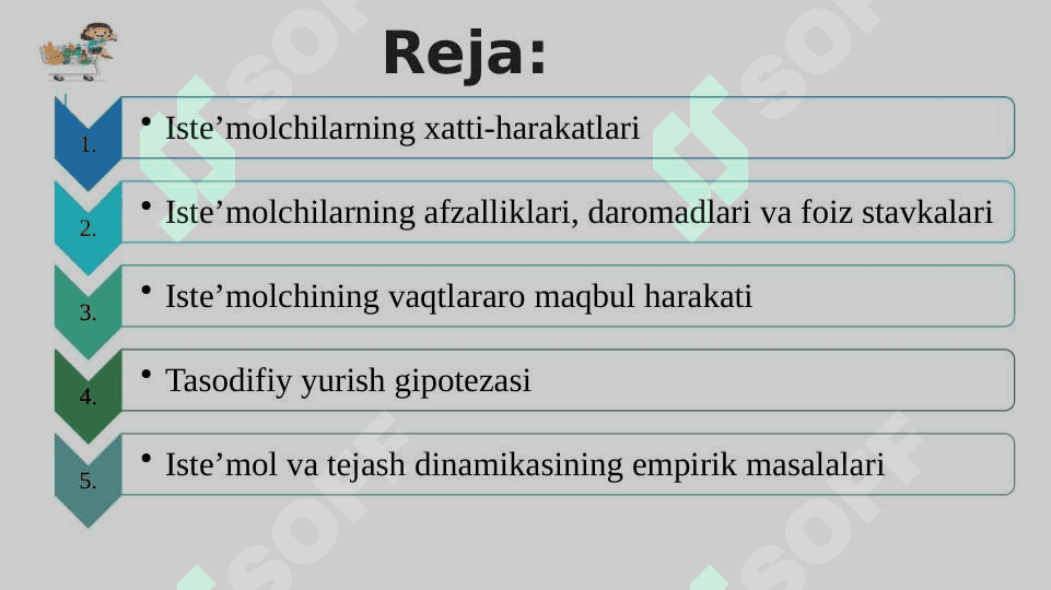Iste’molchi xatti-harakatlarining dinamik modellari 2