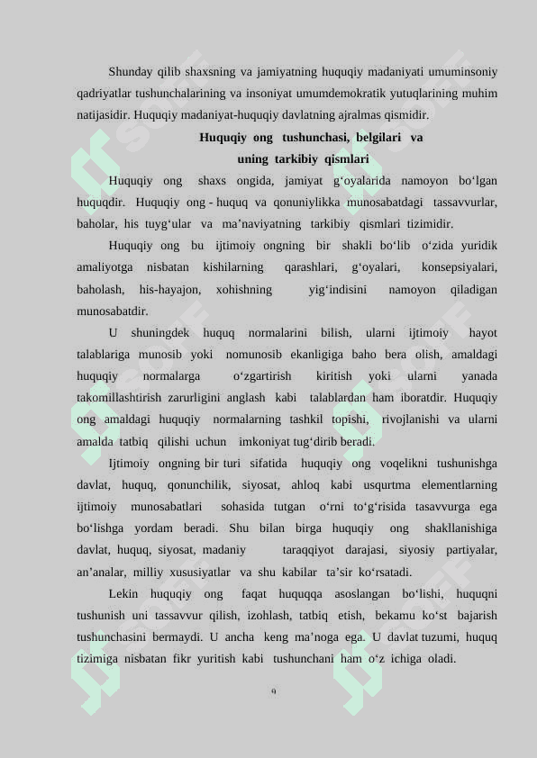 Huquqiy ong va huquqiy madaniyat K 7