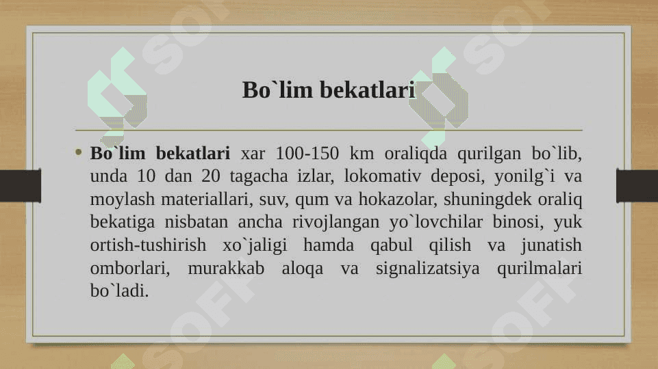 Temir yol transporti tasnifi,yutuqlari va rivojlanish muammolari 5