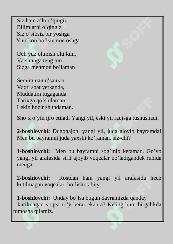 BAYRAM SENARIYSI. 4
