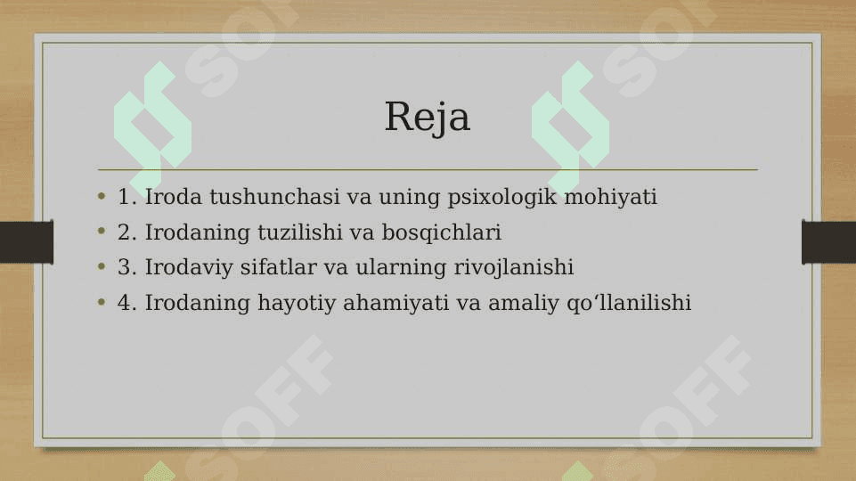 Iroda xaqida tushuncha 2