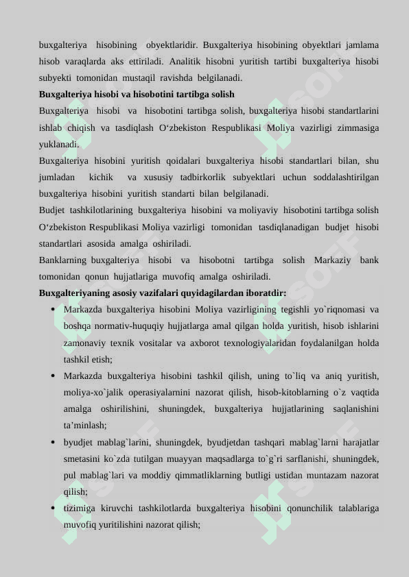 Buxgalteriya  hisobini  tashkil  etish  va yuritishga  qo`yiladigan  talablar 2