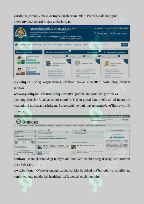 Elektron hukumаt. my.gov.uz yagonа interаktiv dаvlаt xizmаtlаri portаlidаn foydаlаnish. 3