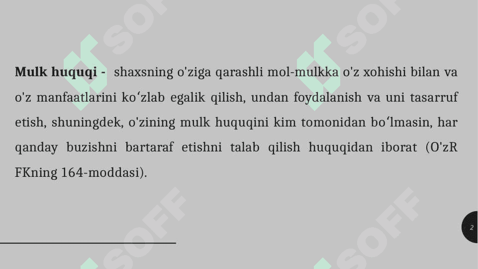 Tadbirkorlik faoliyatining mulkiy asoslari. Tadbirkorlik faoliyatini moliyalashtirish 2