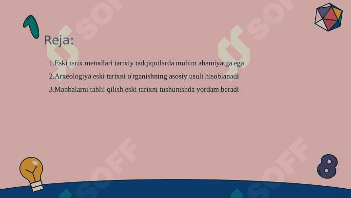 Eski tarix metodlarining qoʻllash tartibi 2