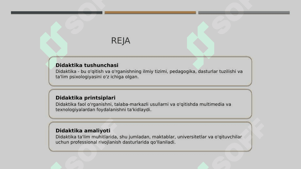 DIdaktika - Ta'lim nazariyasi 2