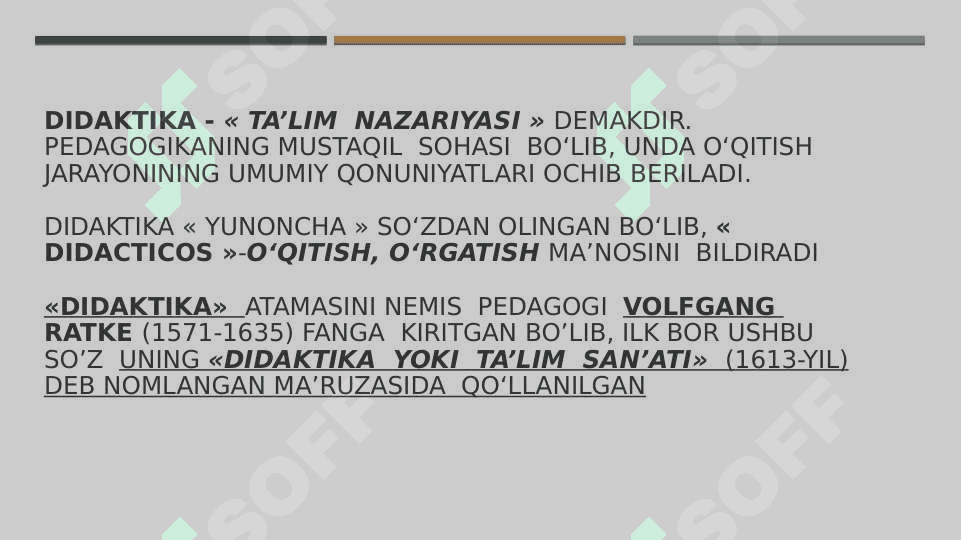 DIdaktika - Ta'lim nazariyasi 3