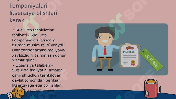Sug`urta bozori va uni davlat tomonidan tartibga solish 4