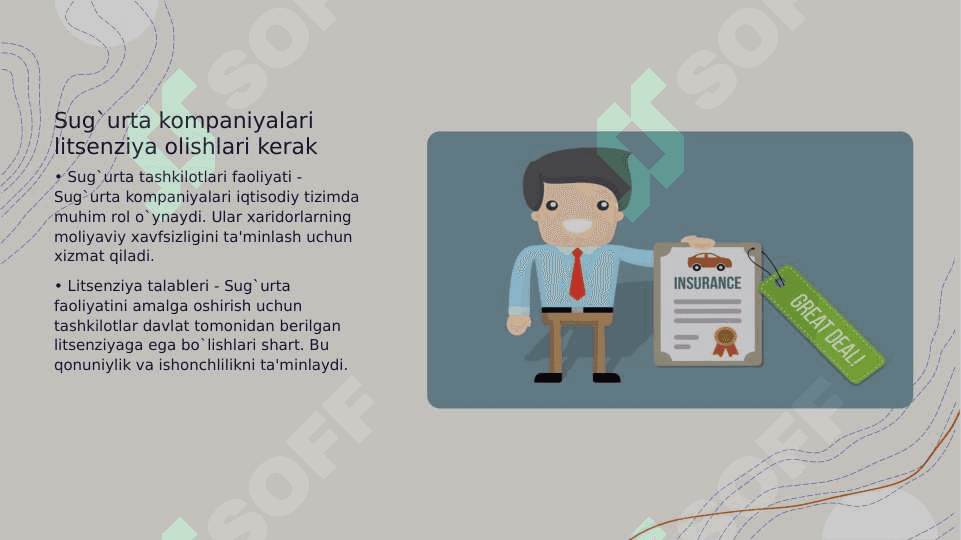 Sug`urta bozori va uni davlat tomonidan tartibga solish 4