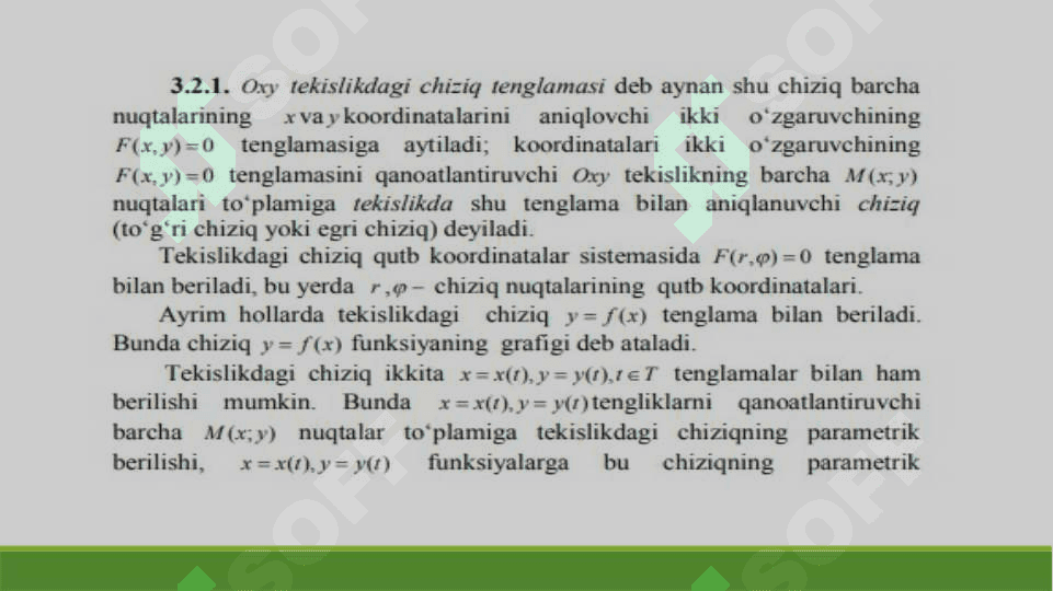 Tekislikda  to’g’ri chiziq tenglamalari 2