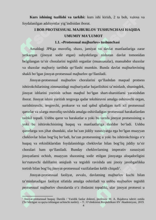 Jinoyat-protsessual majburlov choralari 3