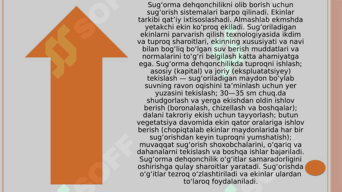 Sug'oriladigan dehqonchilikning fiziologik asoslari 3