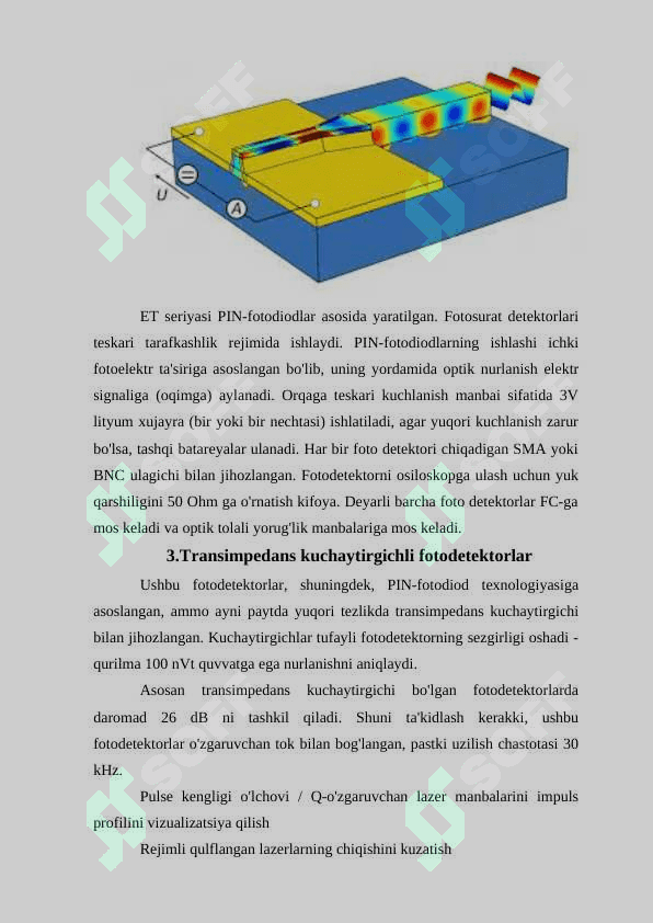 Fotodetektorlar turlari 3