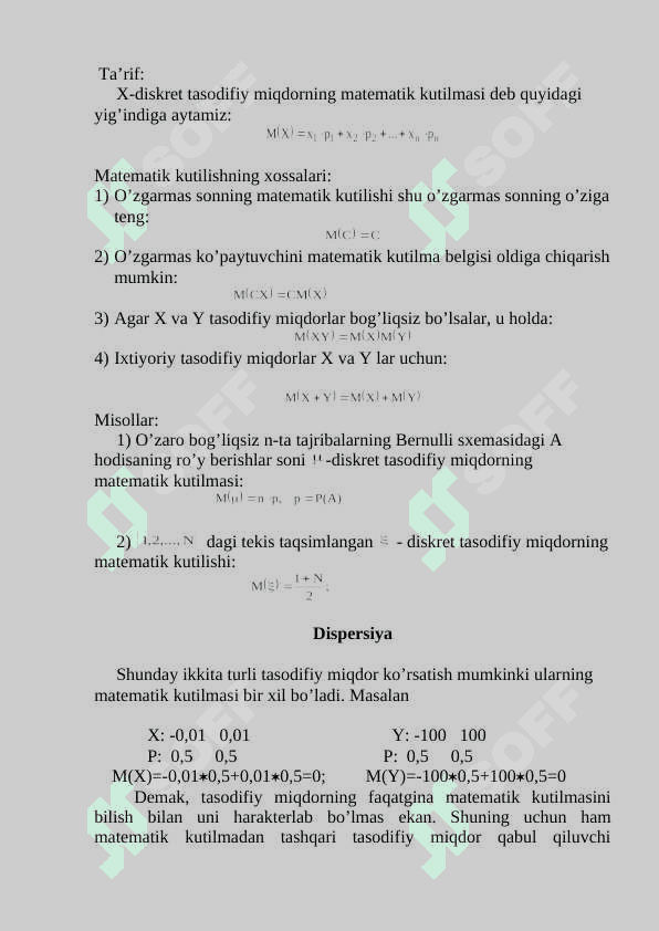 Matematik kutilma 2