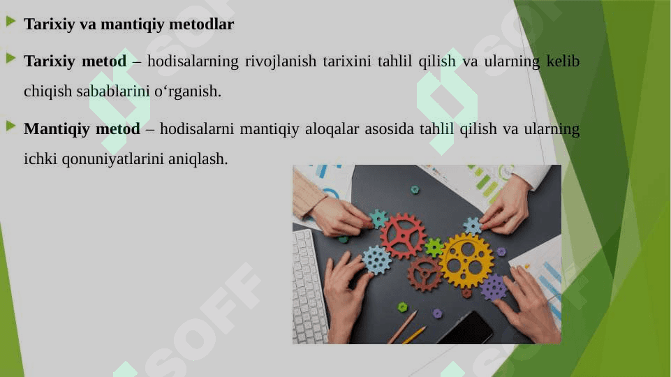 ILMIY METODLAR UNING TURLARI 7