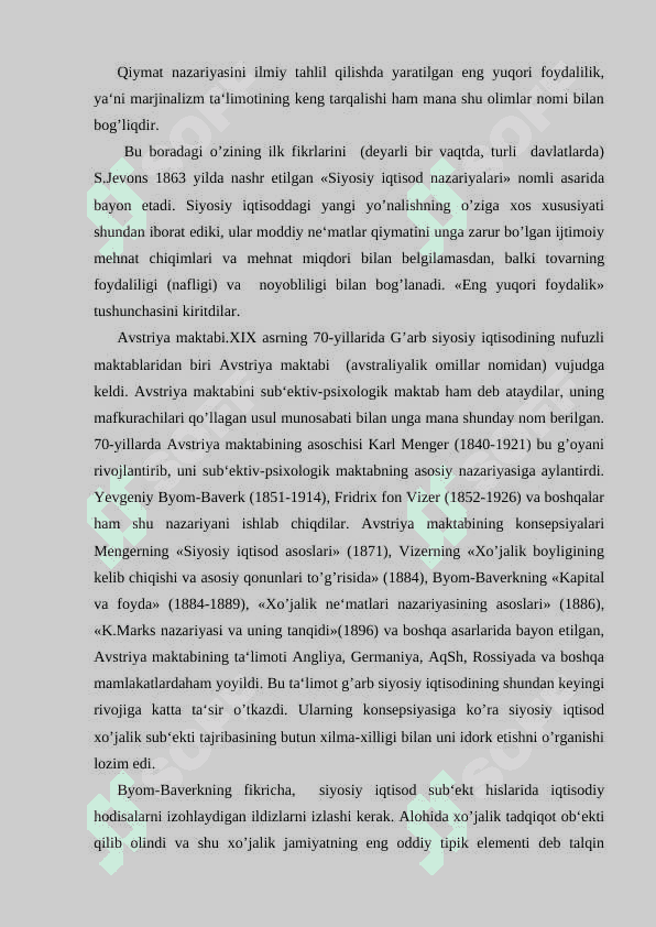 NEOKLASSIK SINTEZ BOSQICHLARI: A.MARSHALL VA P. SAMUELSON 8