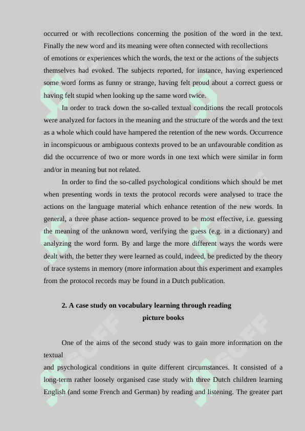 Issues of vocabulary acquisition and learning (kurs ishi) 7