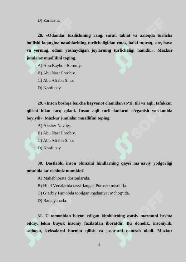 «Falsafa (Korrupsiyaga qarshi kurashish)» 8