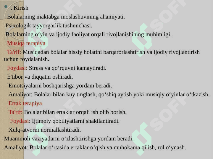 6-7 yoshli bolalarni maktabga psixologik tayyorlashda terapiya usullari 2