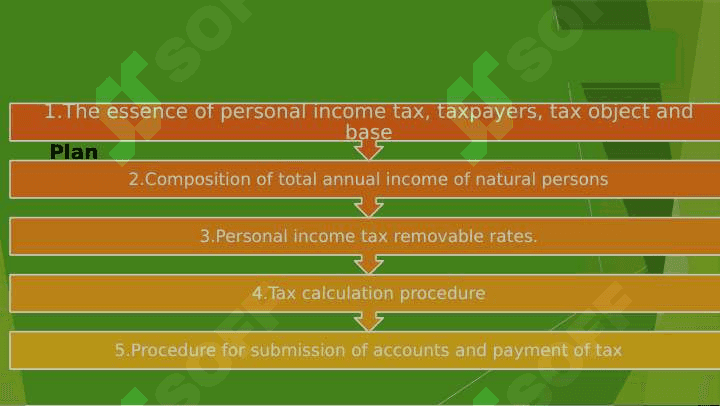 Income tax from individual. daromad solig'i 2