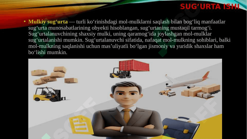 sug’urta atamashunosligi 6