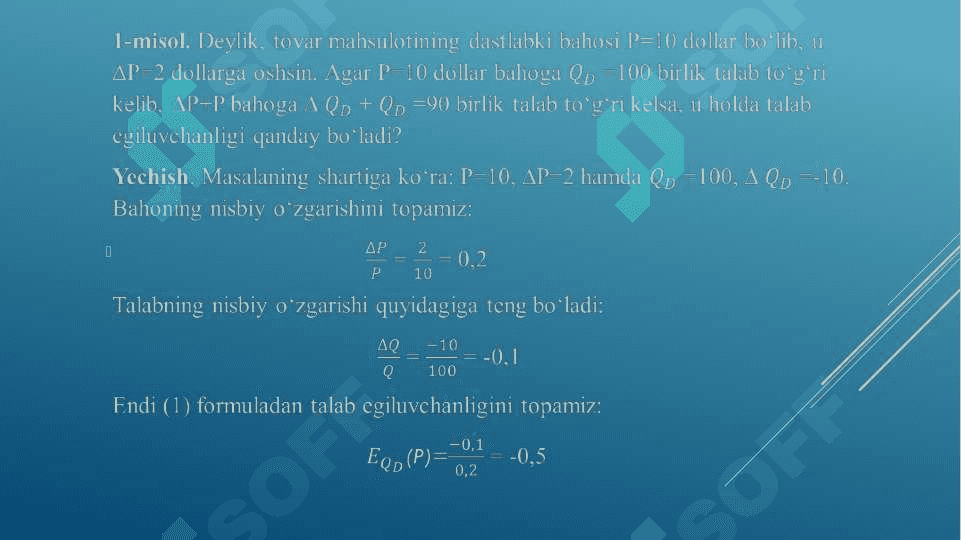 Hosilaning tadbiqi 6