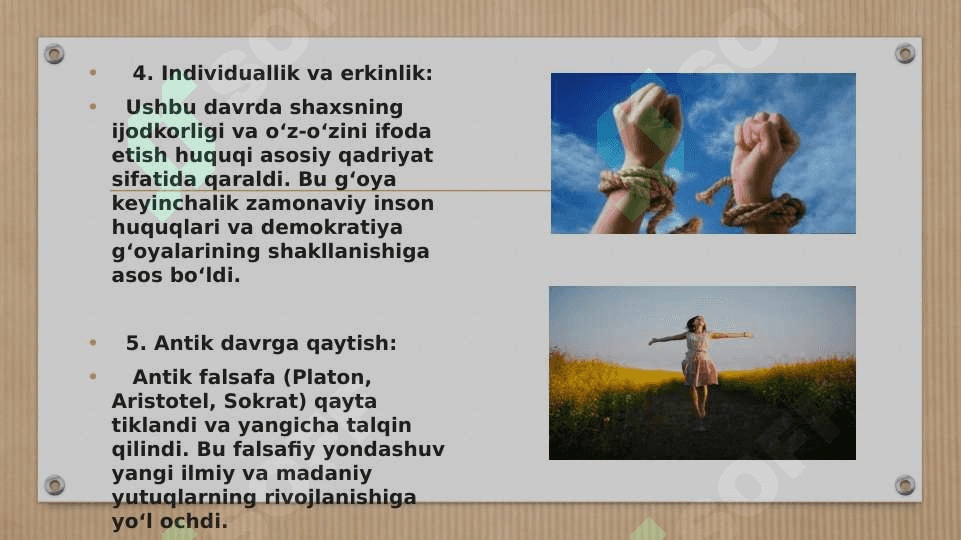 Uygʻonish davri falsafasi 4