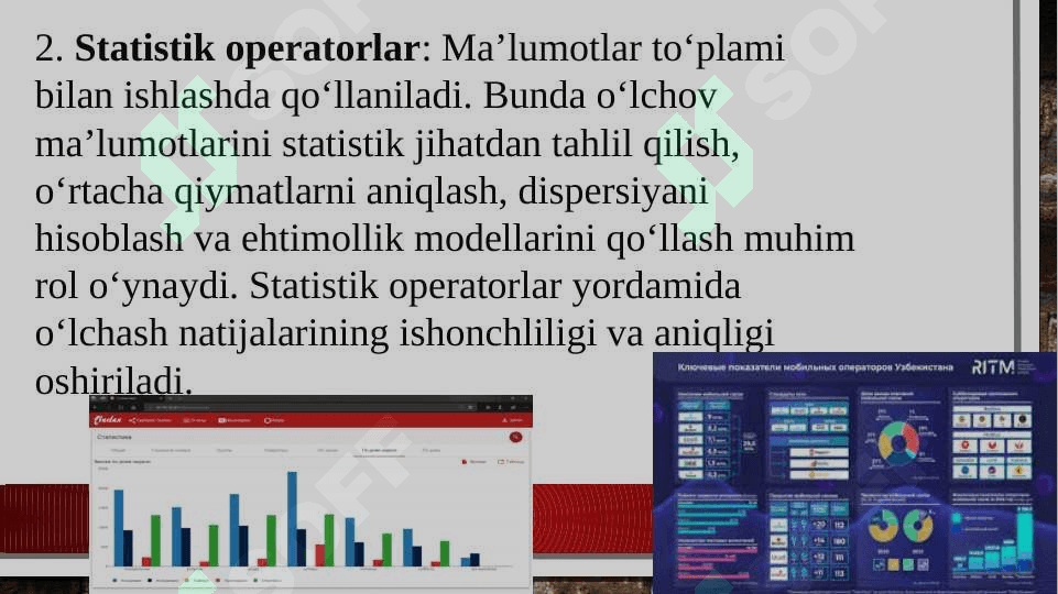 O‘lchash vositalarining informatsion operatorlar yordamida informatsion jarayonlarni modellash 6