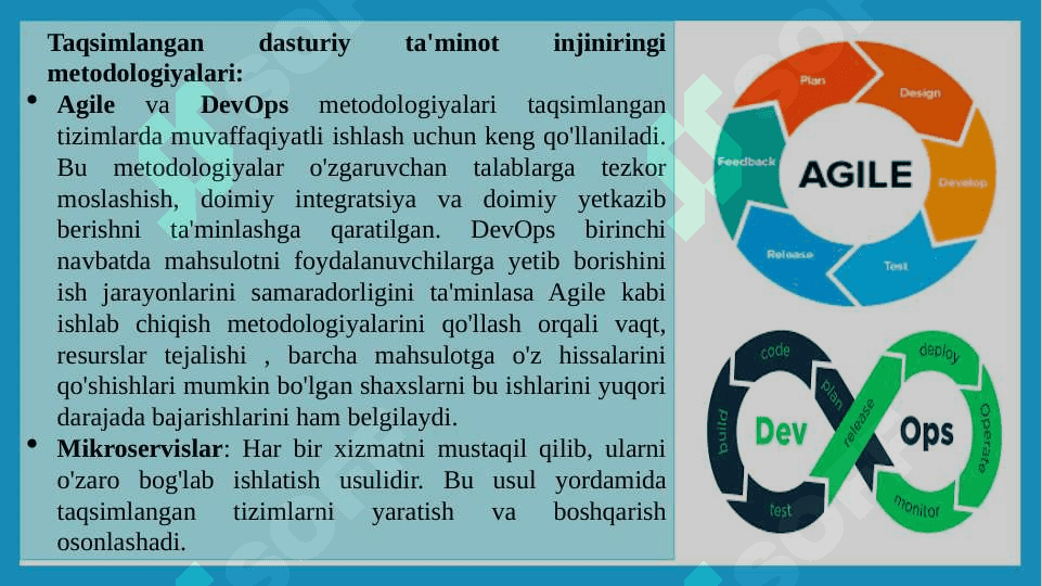Taqsimlangan dasturiy ta’minot injiniringi(Distributed software engineering) 4