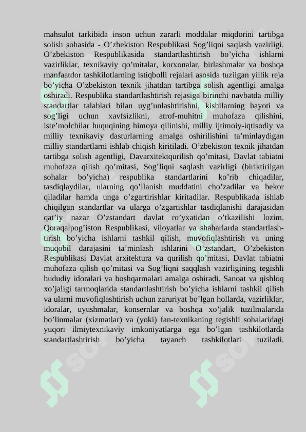 Standartlashtirish usullarini o’rganish. 4