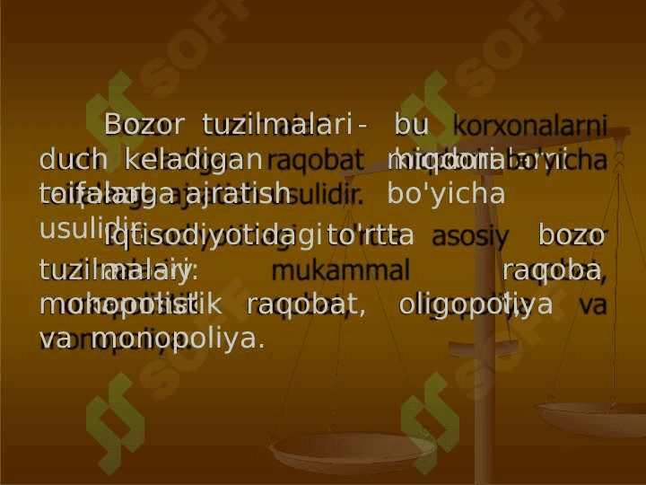 Bozor sharoitida raqobat turlari. 3
