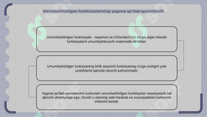 Umumlashgan funksiyalar 7