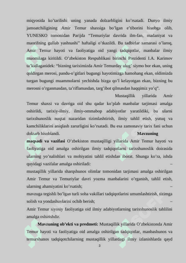Amir Temur hukumronligi davrida harbiy sa'natning o'rni 3