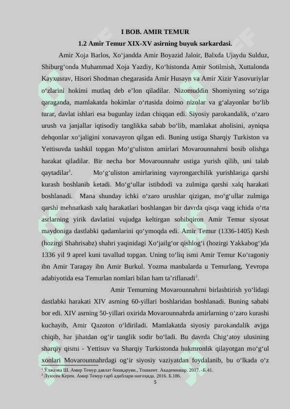 Amir Temur hukumronligi davrida harbiy sa'natning o'rni 5