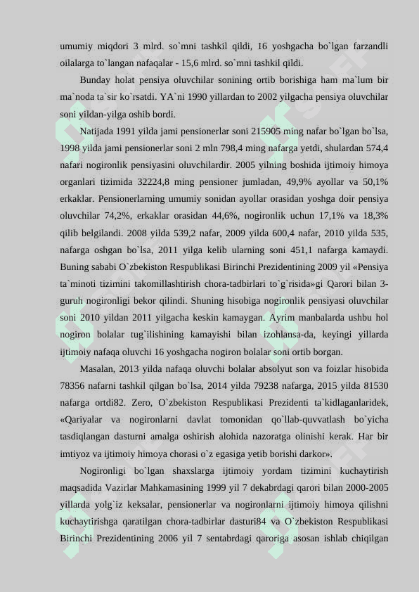 Iqtisodiy barqarorlikning ta`minlanishi. Kuchli ijtimoiy siyosat 5