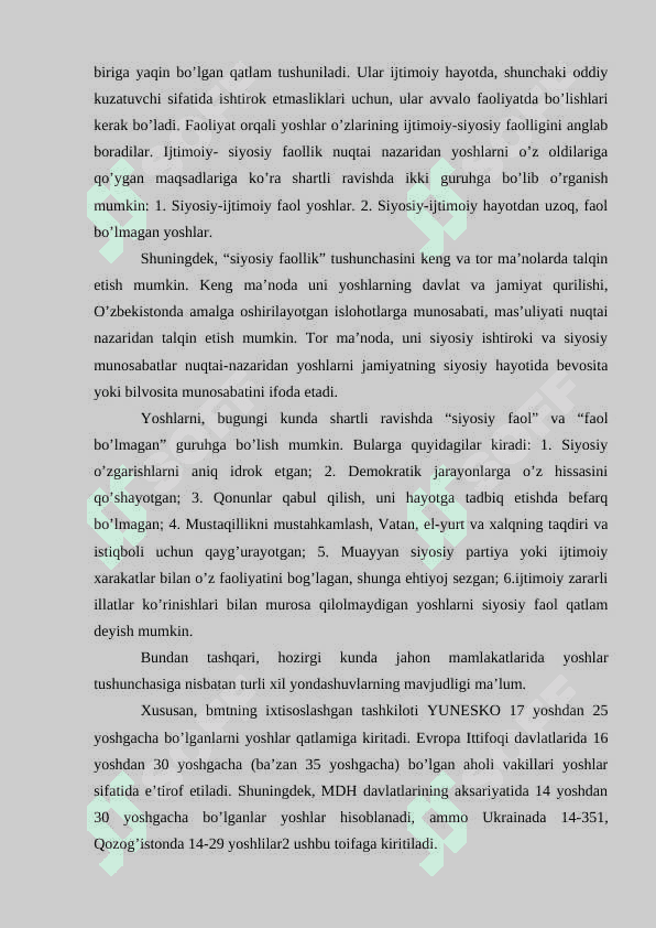 O’zbekistonda yoshlarga oid davlat siyosatining amalga oshirilishi 8