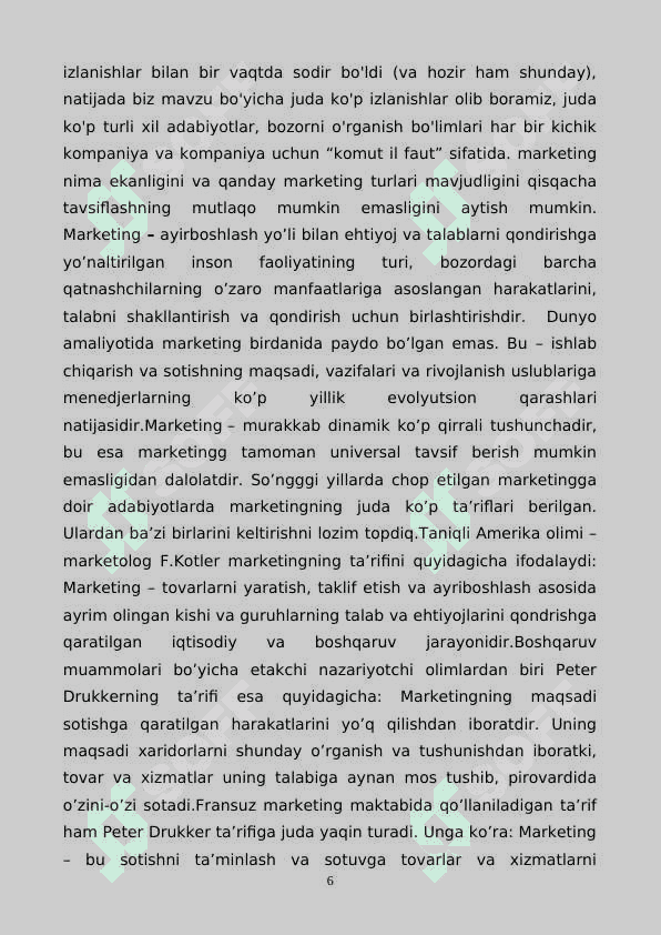 MARKETING VA MENEJMENT KAFEDRASI 6