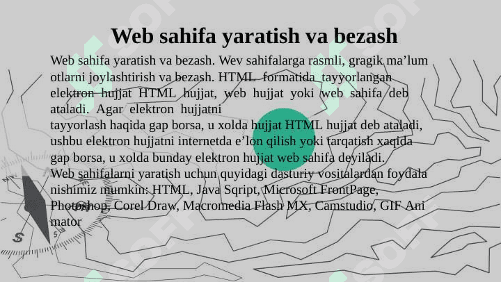 WEB-SAHIFALARDA FORMALAR YARATISH VA BEZASH 3