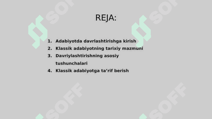 Mumtoz adabiyotni davrlashtirish tamoyillari 2