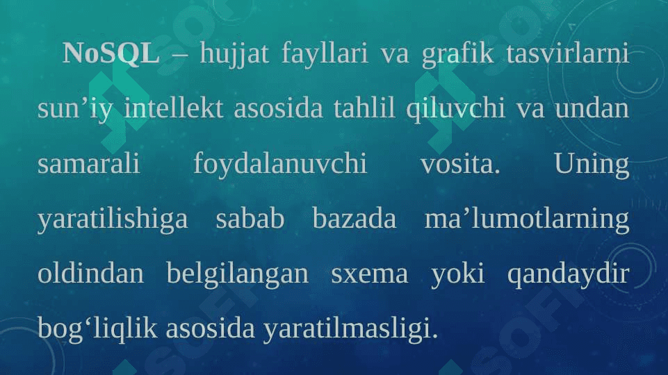 Ta’limda ma’lumotlar bazasining o‘rni 7