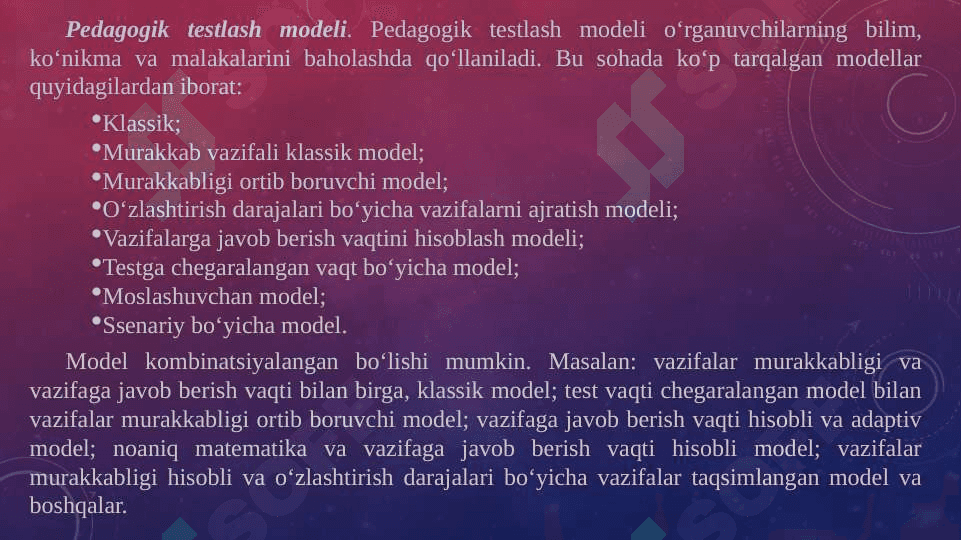 Elektron ta’lim va uni tashkil etish asoslari. 8