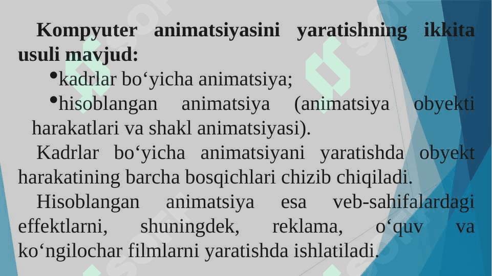 Ta’lim jarayonida animatsiyalardan foydalanish va ularning afzalliklari. 7