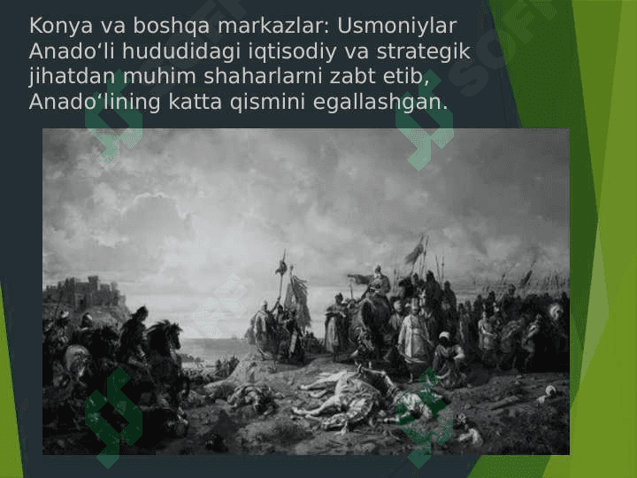 Usmoniylarning Anado'li va Bolqon yarimorolidagi yurishkari 4