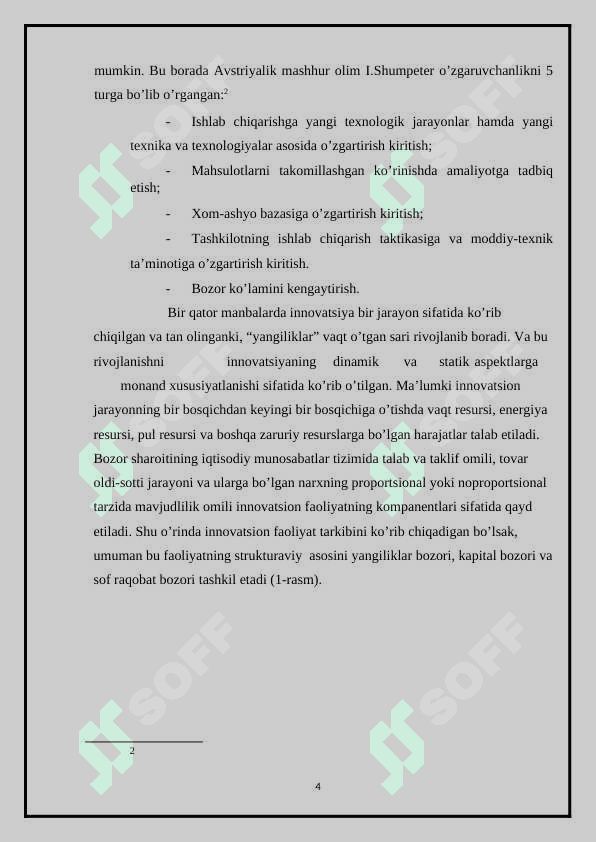 Korxonaning inavasion faoliyatini rivojlantrish yollari. 4