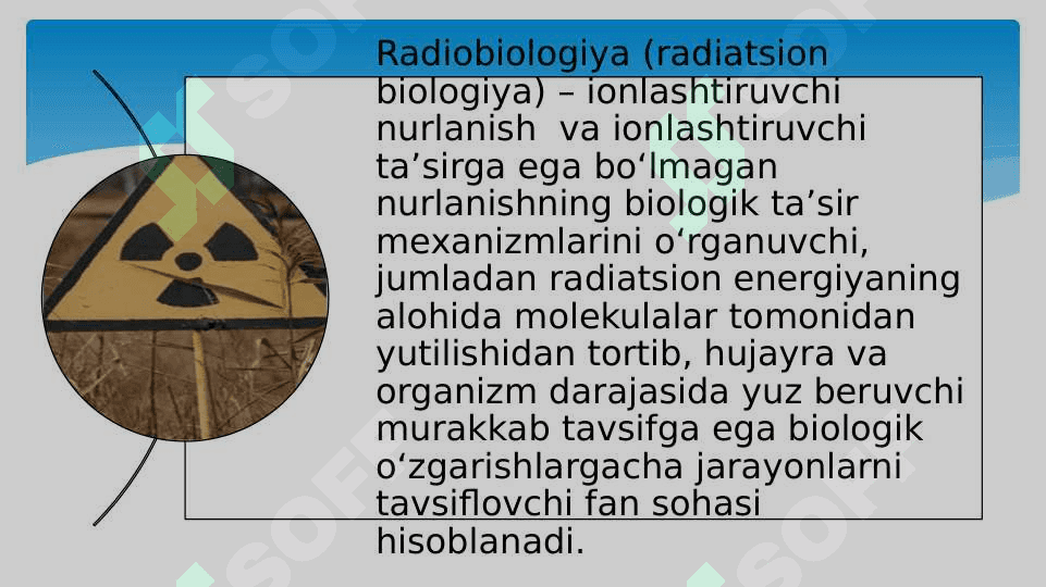 Dunyodagi texnogen falokatlarning kelib chiqishida radiatsiyaning o’rni 2