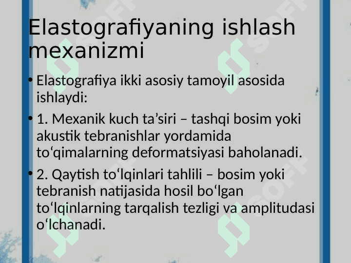 Elastografiya asoslari 6