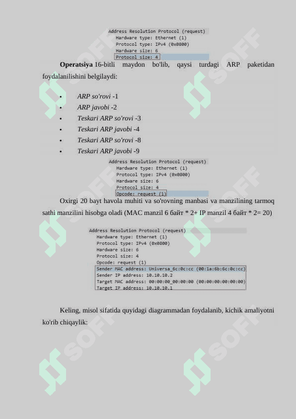 ARP va RARP protokollari 8