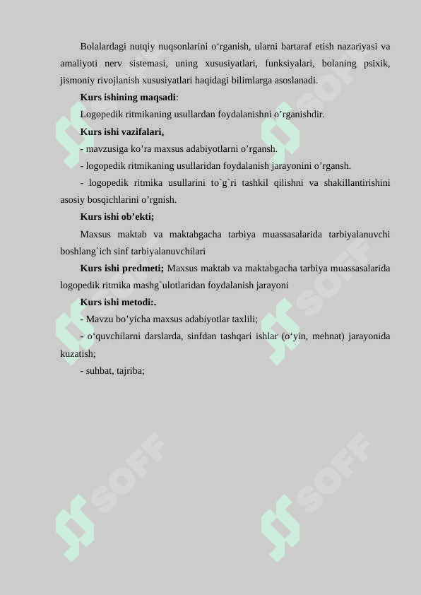 Logopedik ritmikaning ilmiy-nazariy asosi 6