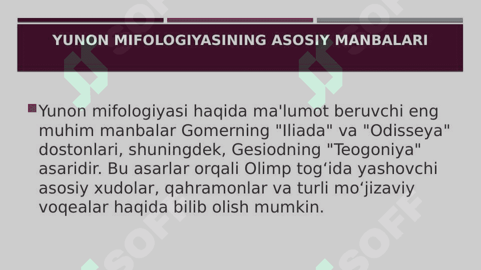 Yunoniston afsonalari 4