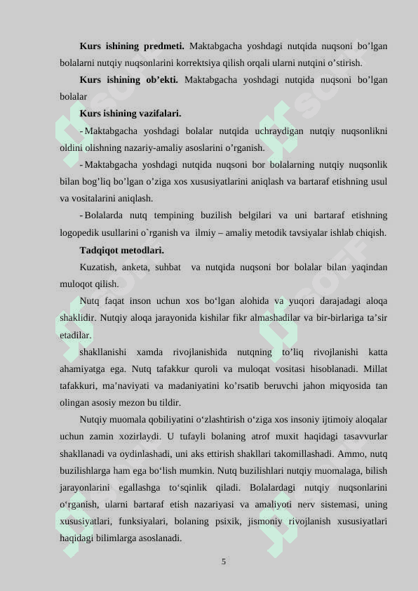 MAKTABGACHA YOSHDAGI BOLALAR NUTQINI O’RGANISHNING PSIXOLOGIK-PEDAGOGIK ASOSLARI 4
